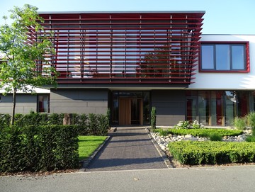 Bürogebäude Kathe in Holrzahmenbau in Kombination mit Massivholz